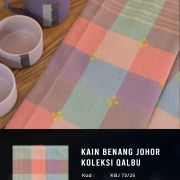 KAIN BENANG JOHOR-QALBU V (Harga Promosi Sempena Tahun Melawat Johor)